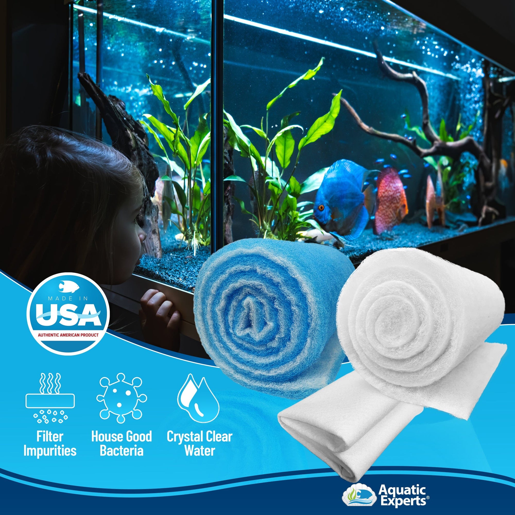 Aquarium Bundle - ClassicBlue + FilterFirst + Polishing Pad Complete Kit