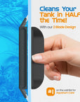 Flipper Edge 2 in 1 Floating Magnetic Aquarium Algae Cleaner (MAX)