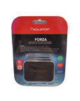 The Aquatop - Forza Magnetic Glass Cleaner - Extra Small is packaged in a clear plastic cover, displaying the product description and its features, such as the non-slip and floating design labels. The packaging predominantly features red and blue colors.