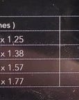 An illustration of a specification table displays models MGC-05, MGC-07, MGC-08, and MGC-10 of the Aquatop - Forza Magnetic Glass Cleaner - Small series. Their dimensions range from 2.17x1.57x1.25 inches to 3.94x2.36x1.77 inches, with glass thickness capacities ranging from 3/16-1/4 inch to 3/8-1/2 inch.
