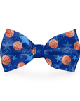 Basketball Sports Blue Dog Bow Tie