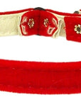 Breakaway Cat Collar With Band Plain, "Velvet"