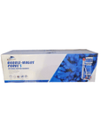 Box of a Bubble-Magus - Curve 5 Protein Skimmer with a blue and white design. The packaging displays an image of the product alongside blue coral graphics in the background.