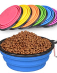 COLLAPSIBLE SILICONE TRAVEL PET BOWL