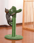 Cactus Cat Scratching Post with Natural Sisal Rope