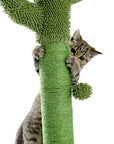 Cactus Cat Scratching Post with Natural Sisal Rope