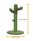 Cactus Cat Scratching Post with Natural Sisal Rope