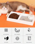 Cat Bowl Dog Water Feeder Bowl Cat Kitten Drinking Fountain Food Dish