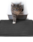 Cat Litter Mat Kitty Litter Trapping Mat Double Layer Mats