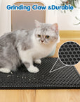 Cat Litter Mat Kitty Litter Trapping Mat Double Layer Mats