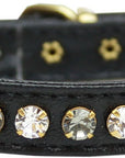 Cat Safety Collar, "One Row Rhinestone Deluxe"