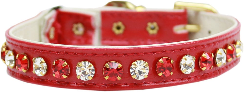 Cat Safety Collar, &quot;One Row Rhinestone Deluxe&quot;