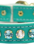 Cat Safety Collar, "One Row Rhinestone Deluxe"