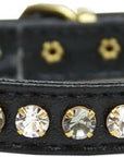 Cat Safety Collar, "One Row Rhinestone Deluxe"