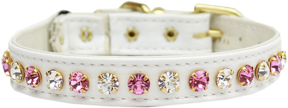 Cat Safety Collar, &quot;One Row Rhinestone Deluxe&quot;