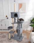 Cat Tree, 105-Inch Cat Tower for Indoor Cats US warehouse