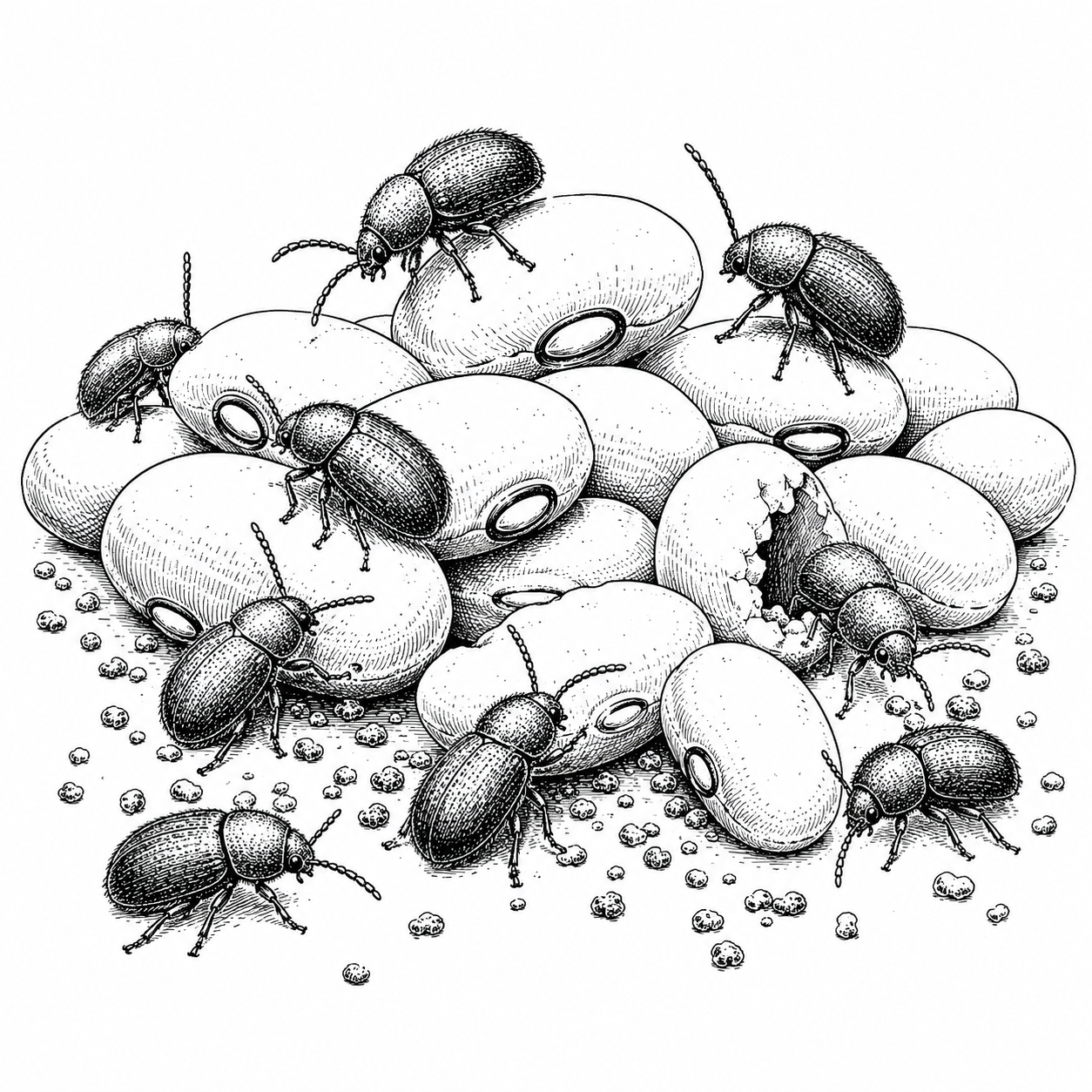 Bean Beetle Culture Cup - Callosobruchus maculatus