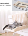 Cozy Portable Cat Hanging Hammock Bed