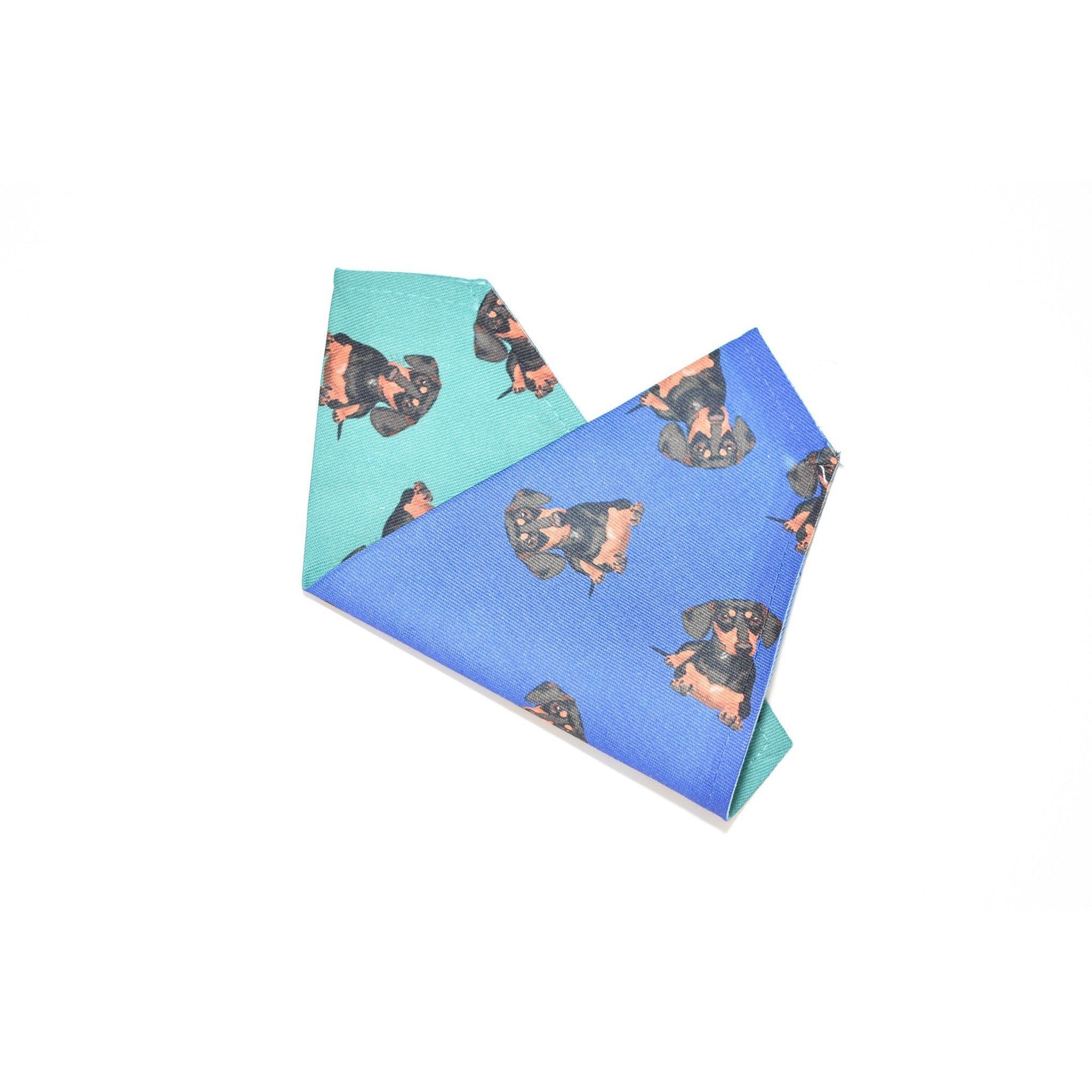 Dachshund Reversible Slip-on Bandana