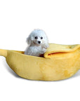 Dog Bed Banana Shape Dog House Pet Cat House Sofa Pet Kennel Nest Warm