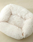 Dog Bed Sofa Long Plush Square Kennel Winter Warm Puppy Mat Cat Nest