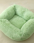 Dog Bed Sofa Long Plush Square Kennel Winter Warm Puppy Mat Cat Nest