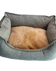 Dog Bed Winter Warm Pet Kennel Anti-Bite Square Puppy Sleeping Bed