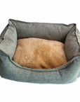 Dog Bed Winter Warm Pet Kennel Anti-Bite Square Puppy Sleeping Bed