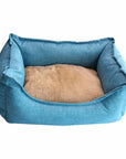 Dog Bed Winter Warm Pet Kennel Anti-Bite Square Puppy Sleeping Bed