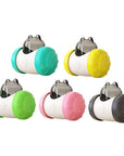 Dog Cat Toy Pet Tumbler Slow Food Leaking Ball Swing Leaking Food Toy