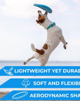 Dog Frisbee Toy Safe for Teeth   Outdoor Floating Flying Disk for