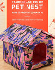 Dog House Outdoor Waterproof Pet Bed House Tent Chew Proof Indoor