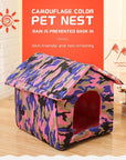 Dog House Outdoor Waterproof Pet Bed House Tent Chew Proof Indoor