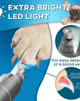 Dog Nail Grinder with LED Light Rechargeable Dog Nail Grinder for