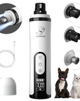 Dog Nail Grinders Rechargeable Pet Nail Clippers Grooming Trimmer