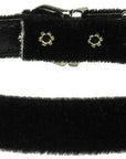 Dog, Puppy & Pet Plain Collar, "3/8" Velvet"