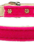 Dog, Puppy & Pet Plain Collar, "3/8" Velvet"