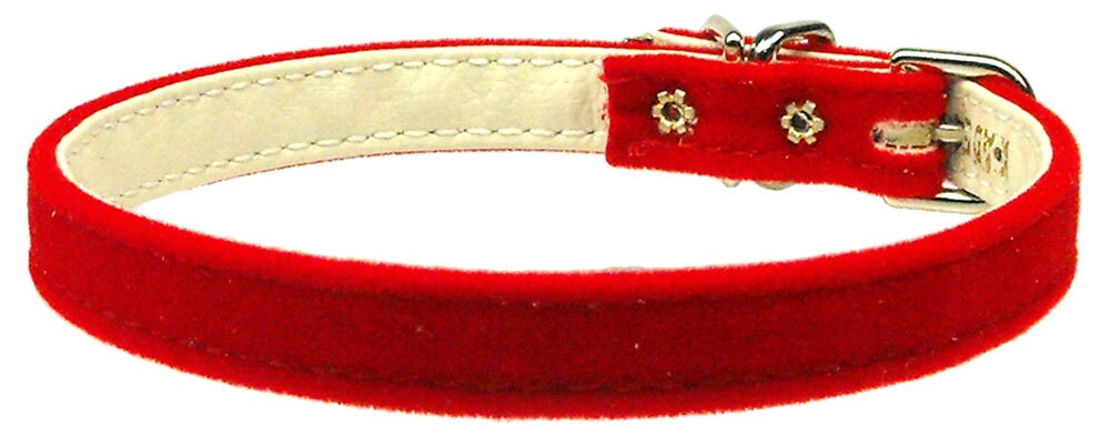 Dog, Puppy &amp; Pet Plain Collar, &quot;3/8&quot; Velvet&quot;