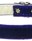 Dog, Puppy & Pet Plain Collar, "3/8" Velvet"