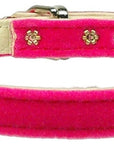 Dog, Puppy & Pet Plain Collar, "3/8" Velvet"