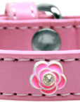 Dog, Puppy & Pet Widget Fashion  Collar, "Bright Pink Roses"