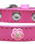 Dog, Puppy & Pet Widget Fashion  Collar, "Bright Pink Roses"