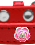 Dog, Puppy & Pet Widget Fashion  Collar, "Bright Pink Roses"