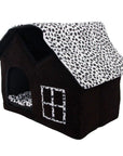 Dog house Warm Foldable puppy Bed Cotton Thicken Dog Bed with Cushion