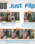 Flipper Edge Limited Edition Clownfish 2 in 1 Floating Magnetic Aquarium Algae Cleaner (MAX)