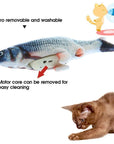 Electric Flipping Fish Toy for Cats