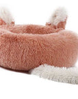 Fast Shipping Plush Pet Bed with Ears and Tail for Cats and Small Dogs