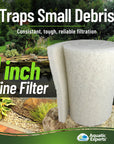 Classic Koi Pond Filter Pad FINE - White Bulk Roll Filter Media, Ultra-Durable for Fish Ponds - Made in USA