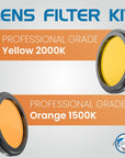 Flipper Flip-Kick Phone Filter Aquarium Reef Lens with Orange and Yellow Lenses