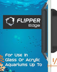Flipper Edge 2 in 1 Floating Magnetic Aquarium Algae Cleaner (Standard)
